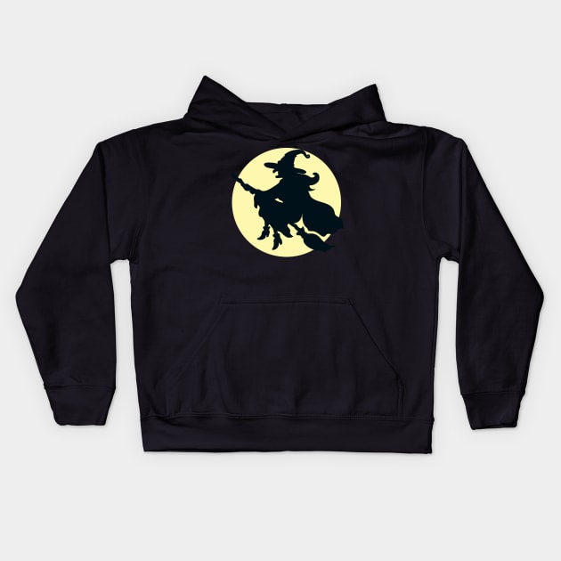 Witch Halloween Kids Hoodie by MeksFashion